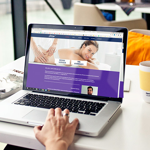 Projekt strony internetowej oraz identyfikacji wizualnej dla gabinetu masażu